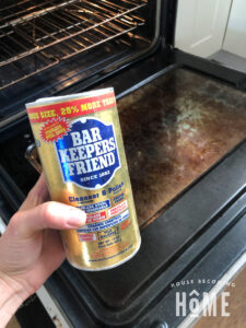 What I Use to Clean Oven Glass Bar Keepers Friend