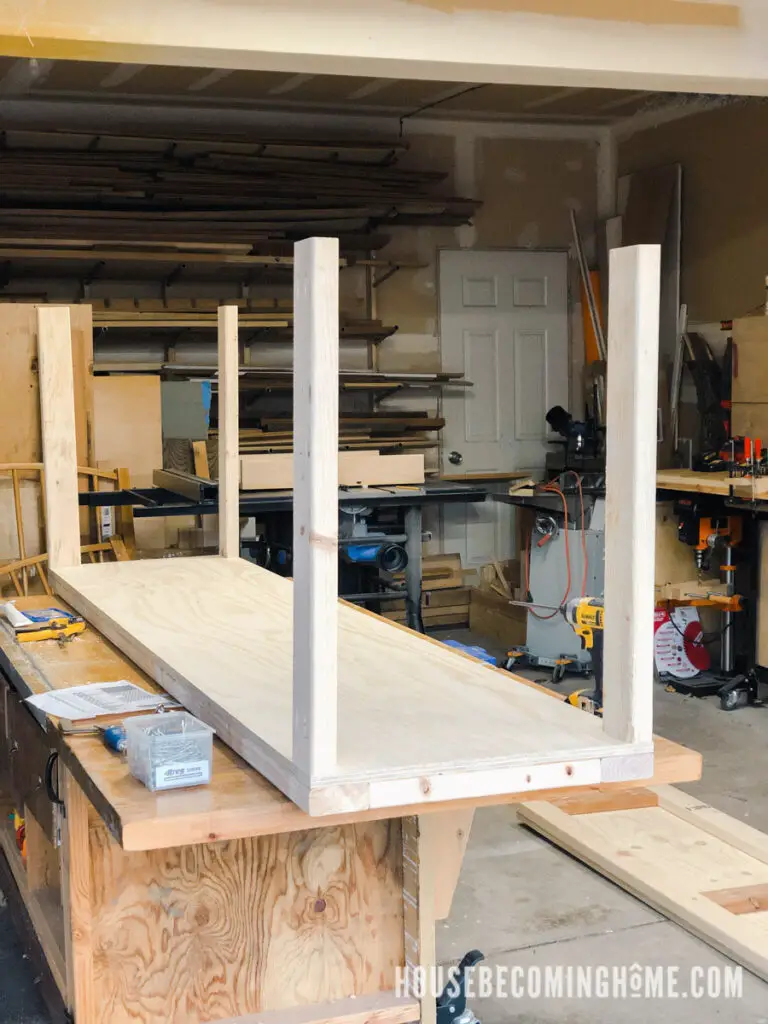 2x4-Frame-for-Built-in-Bedroom-Cupboards