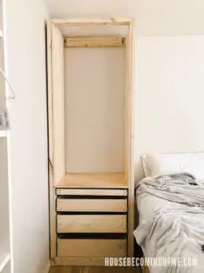 Bedroom Cabinets in Place