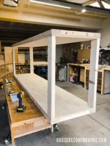 Finished Frame for Built-in Bedroom Cupboards