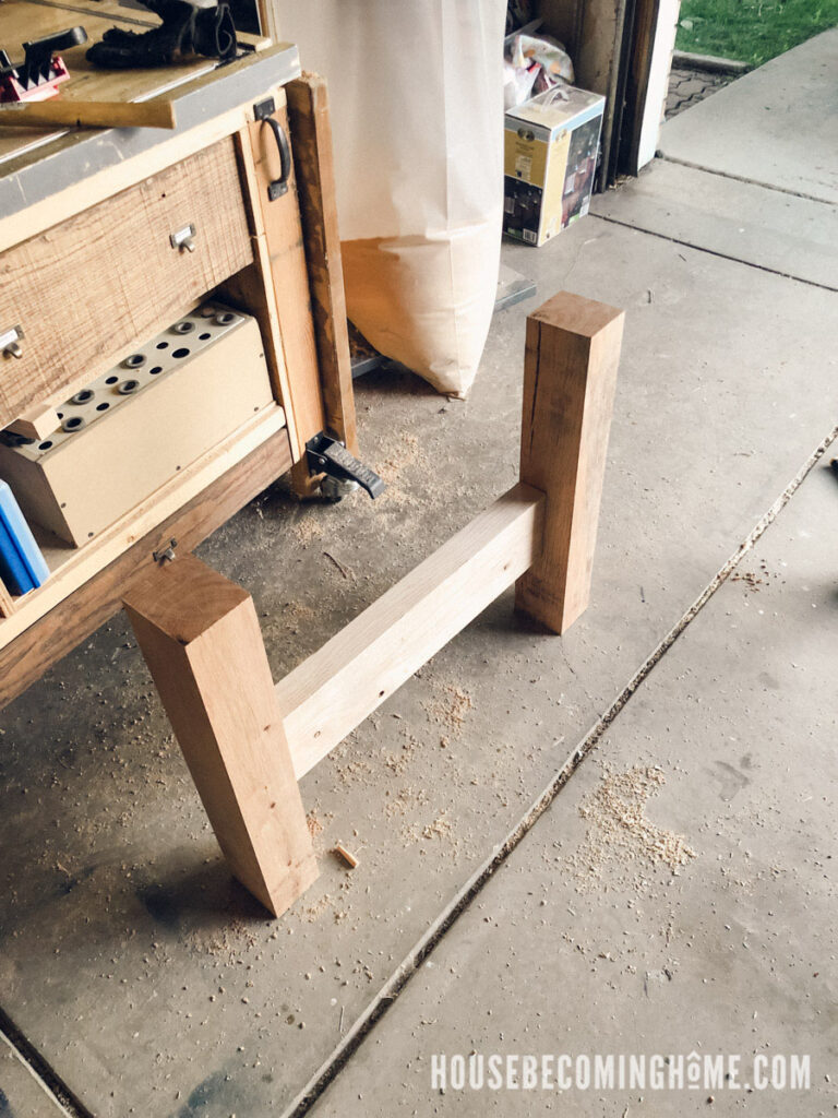 Construct Legs of Outdoor Couch