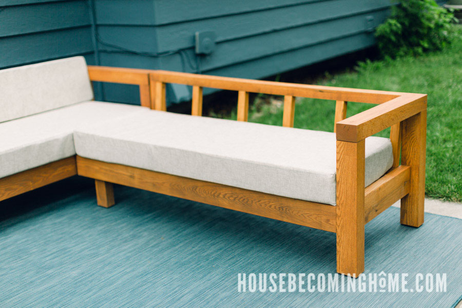 Outdoor L Couch Plans