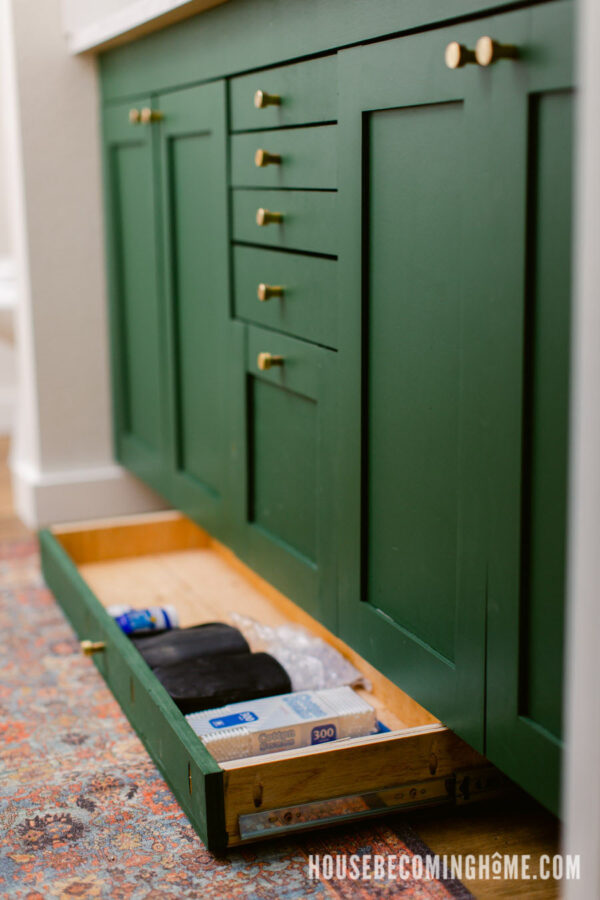 Master bathroom vanity THREE HIDDEN Features House Home