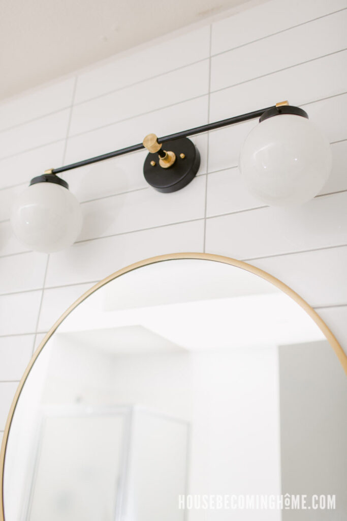Diy Light Fixture for Master Bathroom Renovation